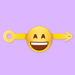 Slinger Emoticon Happy (7,5 meter)