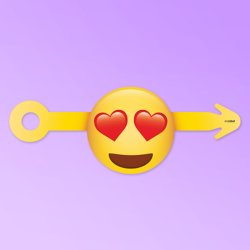 Slinger Emoticon Love (7,5 meter)