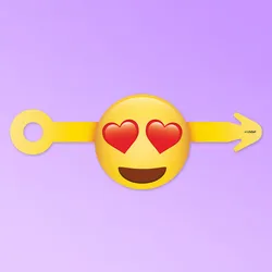 Slinger Emoticon Love (7,5 meter)